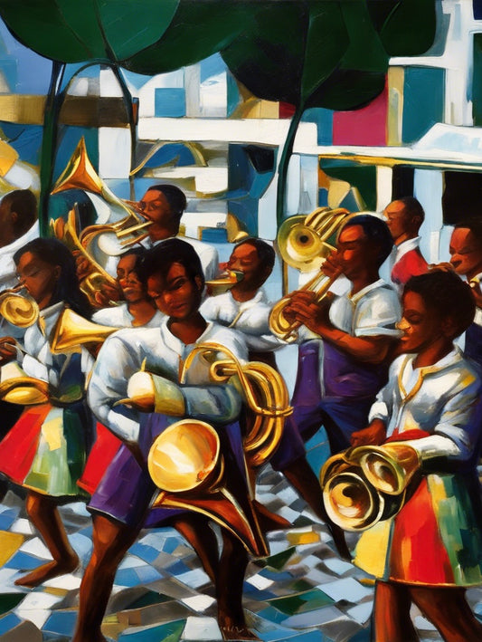 If the Sky won’t hold the Stars : New Orleans brass band